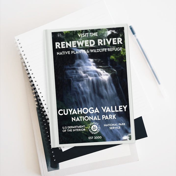 Cuyahoga Valley National Park Hardcover Blank Page Journal - WPA Style