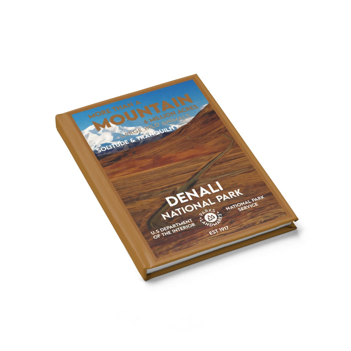 Denali National Park Hardcover Lined Journal - WPA Style