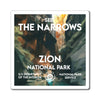 Zion National Park Magnet - WPA Style