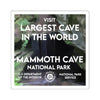 Mammoth Cave National Park Square Sticker - WPA Style