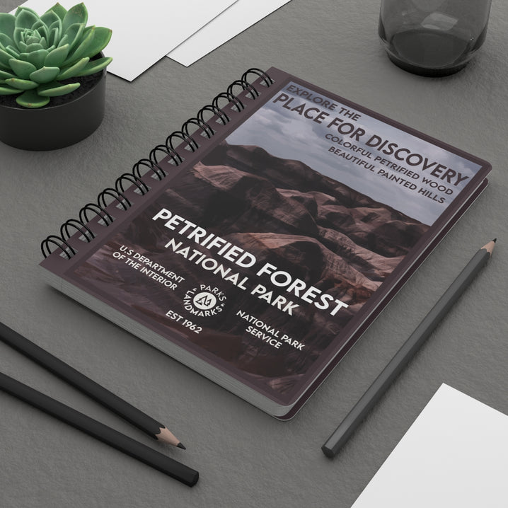 Petrified Forest National Park Spiral Bound Journal - Lined - WPA Style