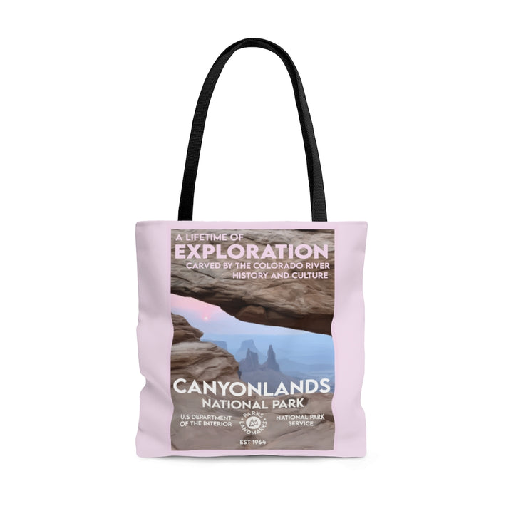 Canyonlands National Park Tote Bag - WPA Style