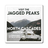 North Cascades National Park Magnet - WPA Style