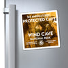 Wind Cave National Park Magnet - WPA Style