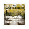 Shenandoah National Park Square Sticker - WPA Style