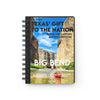Big Bend National Park Spiral Bound Journal - Lined - WPA Style