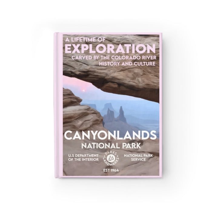 Canyonlands National Park Hardcover Lined Journal - WPA Style