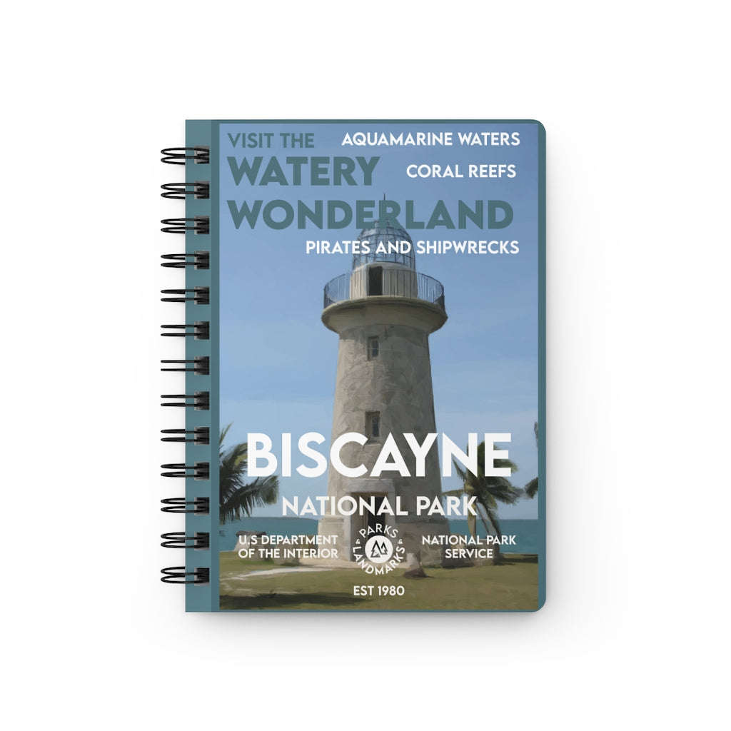 Biscayne National Park Spiral Bound Journal - Lined - WPA Style