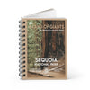 Sequoia National Park Spiral Bound Journal - Lined - WPA Style