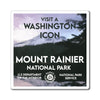 Mount Rainier National Park Magnet - WPA Style