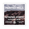 Petrified Forest National Park Square Sticker - WPA Style