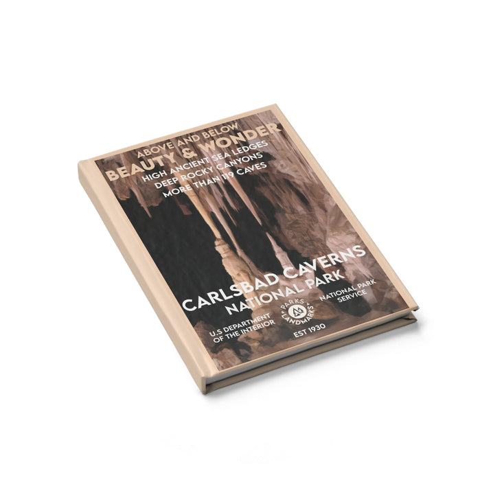 Carlsbad Caverns National Park Hardcover Blank Page Journal - WPA Style