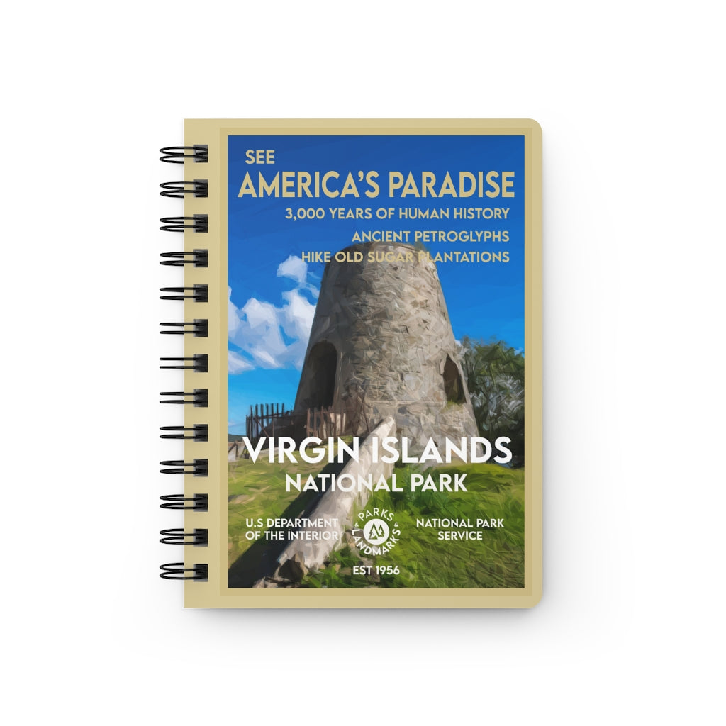 Virgin Islands National Park Spiral Bound Journal - Lined - WPA Style