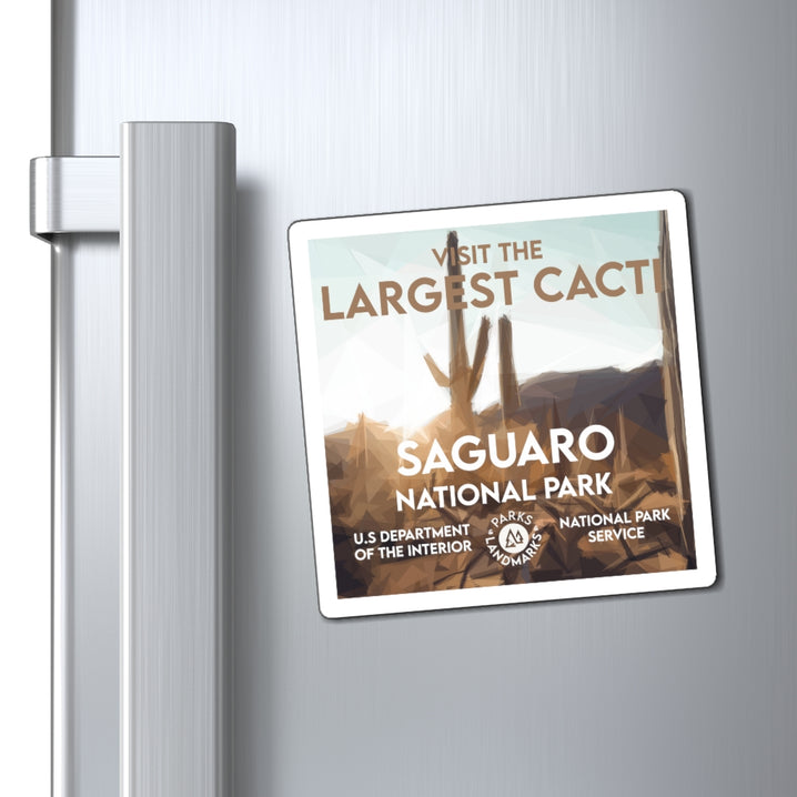 Saguaro National Park Magnet - WPA Style