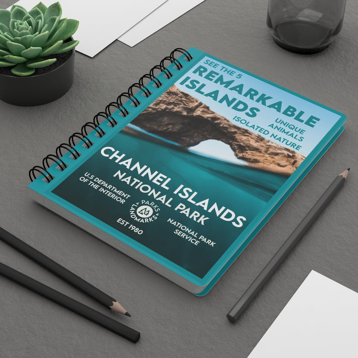 Channel Islands National Park Spiral Bound Journal - Lined - WPA Style