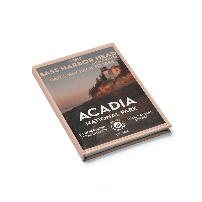 Acadia National Park Hardcover Sketchbook - Blank - WPA Style