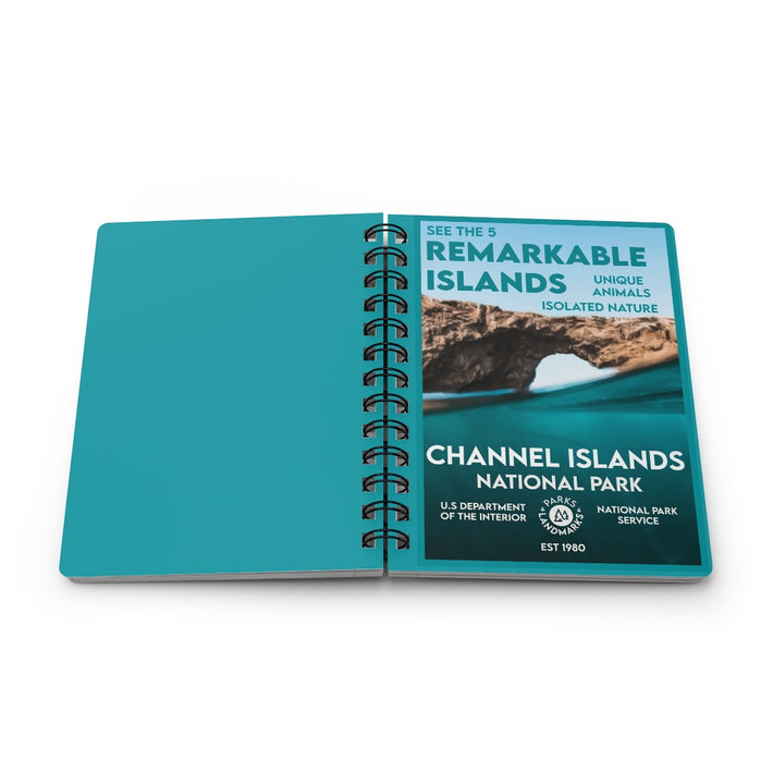 Channel Islands National Park Spiral Bound Journal - Lined - WPA Style