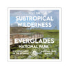 Everglades National Park Square Sticker - WPA Style