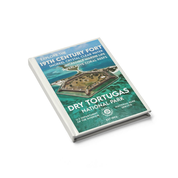 Dry Tortugas National Park Hardcover Blank Page Journal - WPA Style
