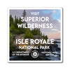 Isle Royale National Park Magnet - WPA Style