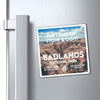 Badlands National Park Magnet - WPA Style