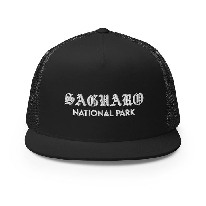 Saguaro “Park Ages” Embroidered Trucker Hat (High-Profile)