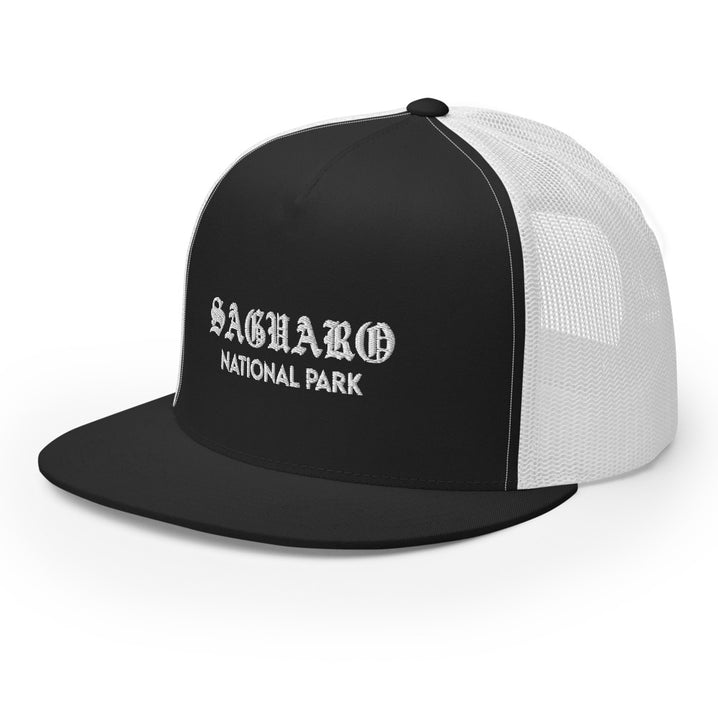 Saguaro “Park Ages” Embroidered Trucker Hat (High-Profile)