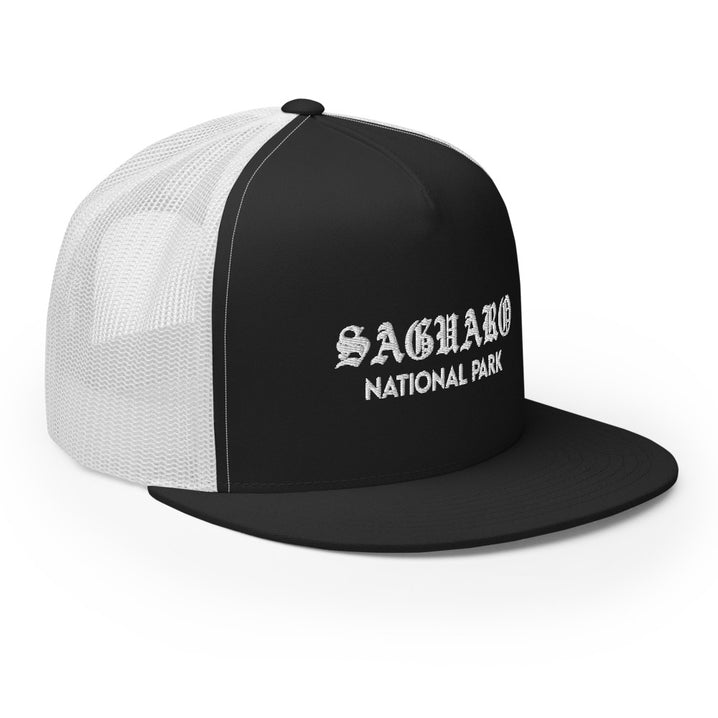 Saguaro “Park Ages” Embroidered Trucker Hat (High-Profile)