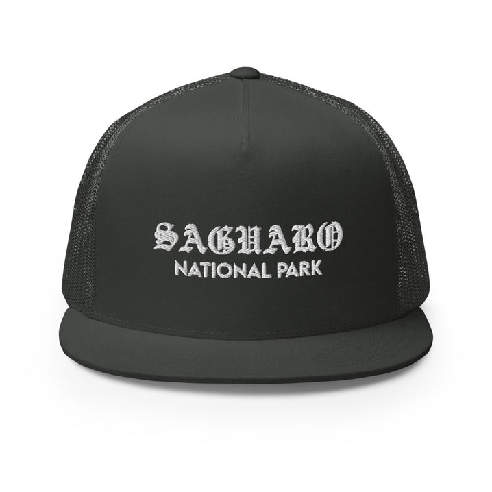 Saguaro “Park Ages” Embroidered Trucker Hat (High-Profile)