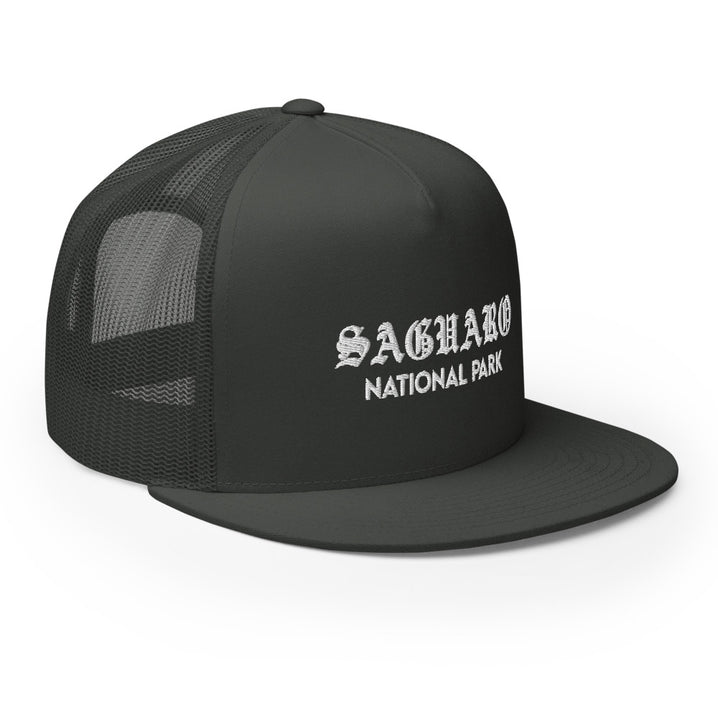 Saguaro “Park Ages” Embroidered Trucker Hat (High-Profile)