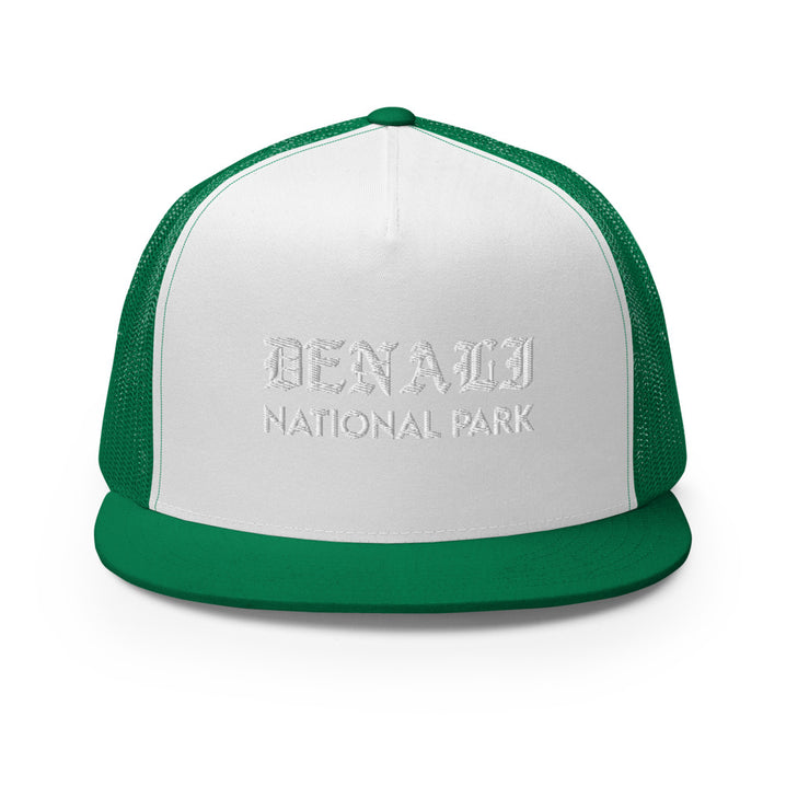Denali “Park Ages” Embroidered Trucker Hat (High-Profile)
