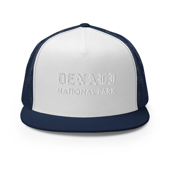 Denali “Park Ages” Embroidered Trucker Hat (High-Profile)