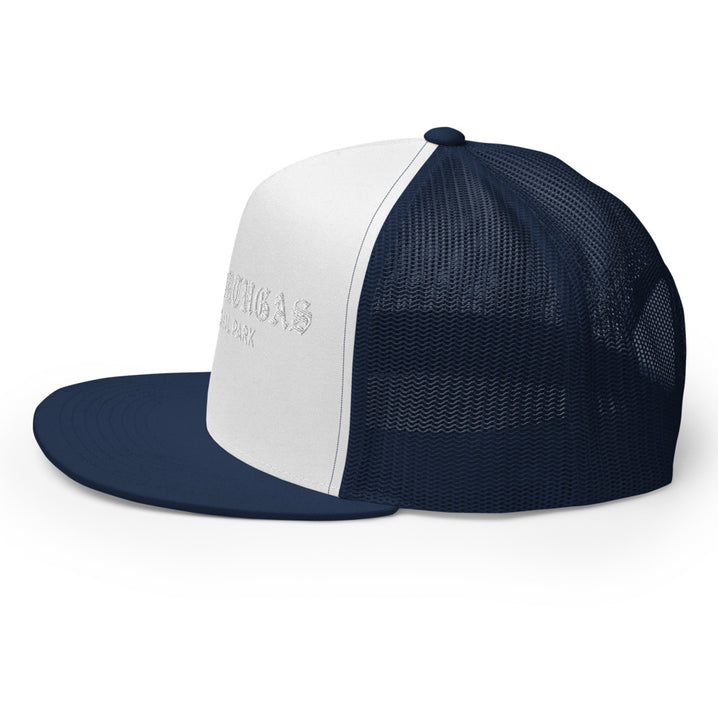 Dry Tortugas “Park Ages” Embroidered Trucker Hat (High-Profile)