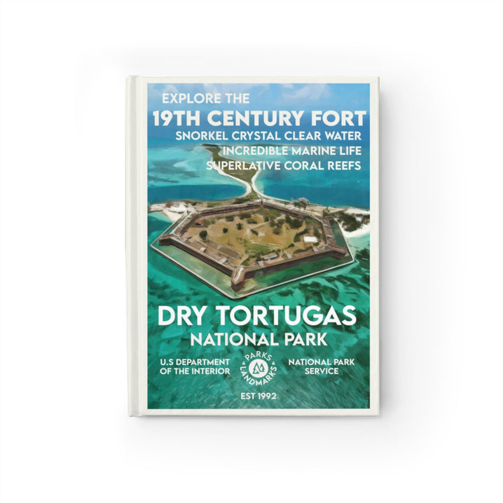 Dry Tortugas National Park Hardcover Lined Journal - WPA Style