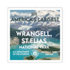 Wrangell‚ St.Elias National Park Square Sticker - WPA Style