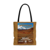 Denali National Park Tote Bag - WPA Style