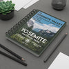 Yosemite National Park Spiral Bound Journal - Lined - WPA Style