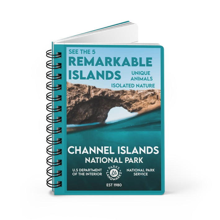 Channel Islands National Park Spiral Bound Journal - Lined - WPA Style