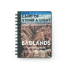 Badlands National Park Spiral Bound Journal - Lined - WPA Style
