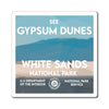 White Sands National Park Magnet - WPA Style