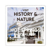 Hot Springs National Park Square Sticker - WPA Style