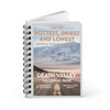 Death Valley National Park Spiral Bound Journal - Lined - WPA Style