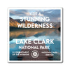 Lake Clark National Park Magnet - WPA Style
