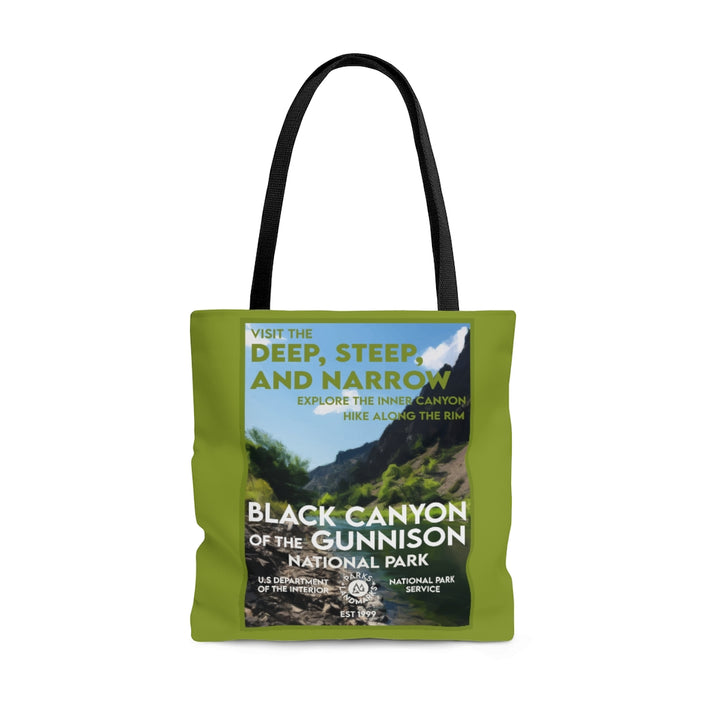 Black Canyon of the Gunnison National Park Tote Bag - WPA Style