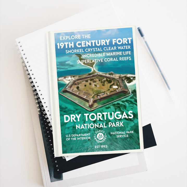 Dry Tortugas National Park Hardcover Blank Page Journal - WPA Style