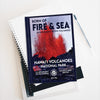 Hawaii Volcanoes National Park Hardcover Lined Journal - WPA Style