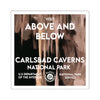 Carlsbad Caverns National Park Square Sticker - WPA Style