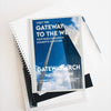 Gateway Arch National Park Hardcover Lined Journal - WPA Style
