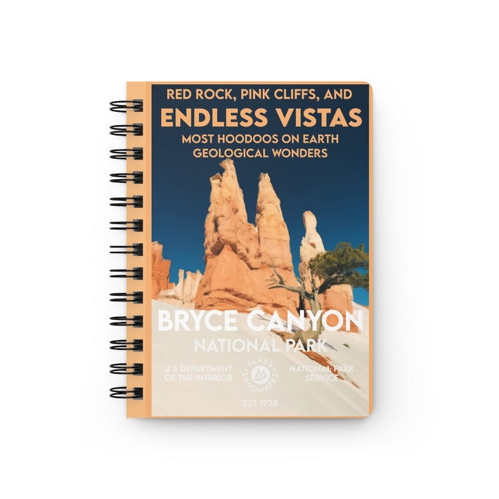 Bryce Canyon National Park Spiral Bound Journal - Lined - WPA Style