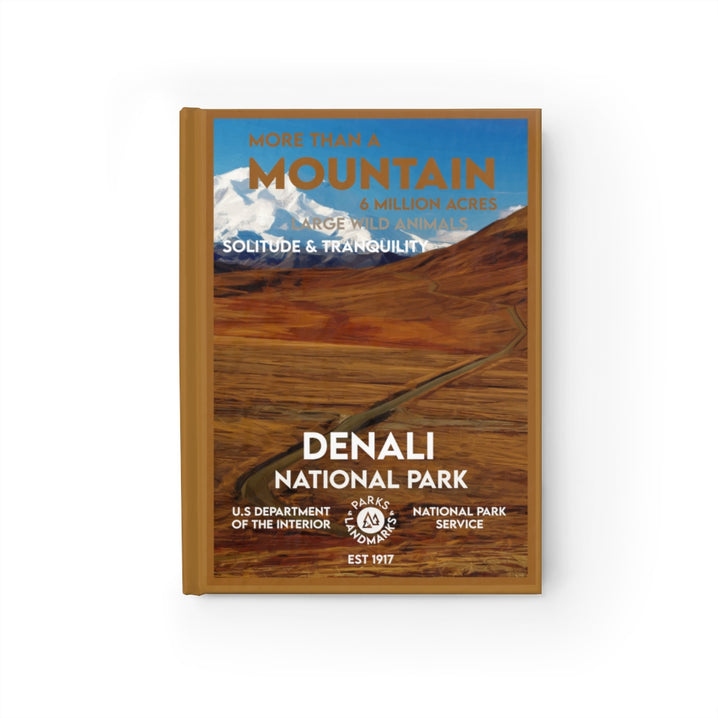 Denali National Park Hardcover Blank Page Journal - WPA Style